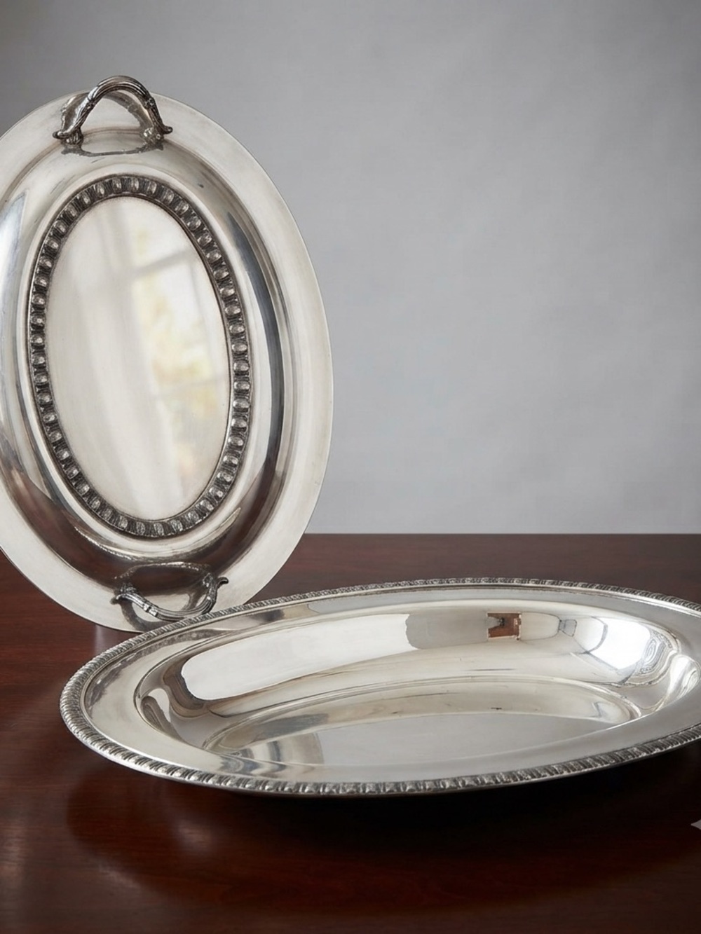 VINTAGE WILLIAM ROGERS FENWICK 1212 SILVERPLATE 12" COVERED SERVING DISH/BOWL